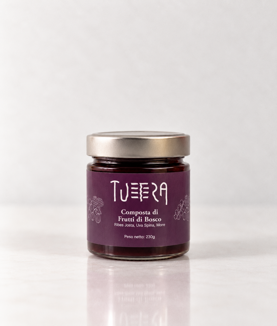 Composta di frutti di bosco - Ribes Josta, Uva spina, More 230g